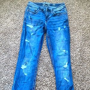 Mens Buckle Jeans